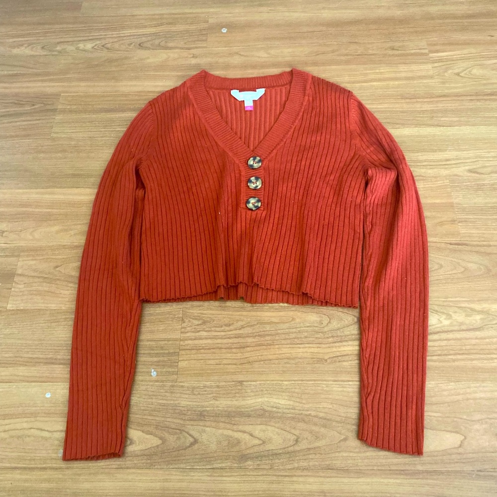 Orange sweater